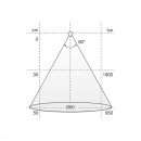 Taklampa Pendy Dim - Svart 