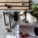 Dörrhandtag Helix 200 Plain - Rostfritt Stål Finish