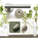 Dörrhandtag Helix 200 Plain - Rostfritt Stål Finish