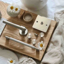 Dörrhandtag Helix 200 Plain - Rostfritt Stål Finish