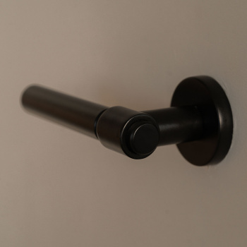 Dörrhandtag Helix 200 Plain - Svart