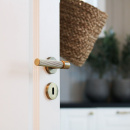 Dörrhandtag Helix 200 Stripe - Antik Brons