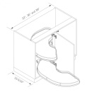 Hörnskåpsutdrag - Cornerstone Maxx