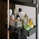 Städskåpsutdrag - Deluxe - Mörkgrå