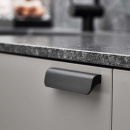 Handtag Fall - Borstad Svart