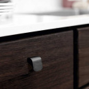 Handtag Fall - Borstad Svart