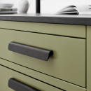 Handtag Fall - Borstad Svart