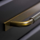 Handtag Helix/Bricka - Antik Brons