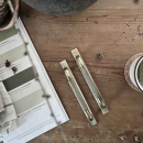 Handtag Helix/Bricka - Antik Brons