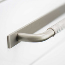 Handtag Helix/Bricka - Rostfritt Stål Finish