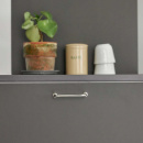 Handtag 1353 - Förnicklad