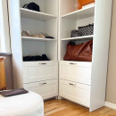 Handtag 1353 - Förnicklad/Lädersvept Brun