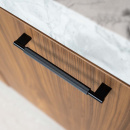 Handtag Arpa - Borstad Svart