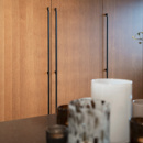 Handtag Arpa - Borstad Svart