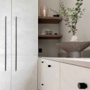 Handtag Arpa - Borstad Svart