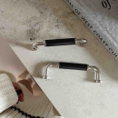 Handtag Brohult M - Förnicklad/Svart