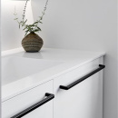 Handtag Mango - Borstad Svart