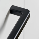 Handtag Mango - Borstad Svart