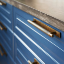 Handtag Manor/Bricka - Antik Mässing