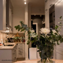 Handtag Norma 12 - Rostfritt Stål Finish/Svart Läder