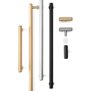 Handtag Rille - Rostfri Look