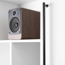 Handtag Rille - Borstad Svart