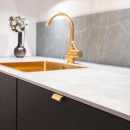 Profilhandtag Side - Borstad Mässing