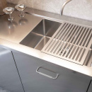 Handtag Helix Stripe - Rostfritt Stål Finish