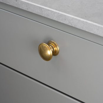 Knopp 24466 - Obehandlad Mässing