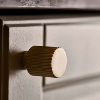 Knopp Helix Stripe - Mässing