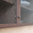 Knopp Helix Stripe - Rostfritt Stål Finish