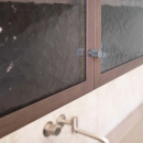 Knopp Helix Stripe - Rostfritt Stål Finish