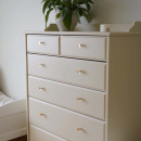 Knopp Sture - Borstad Obehandlad Mässing