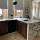 Knopp Sture - Borstad Obehandlad Mässing