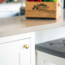 Knopp 411 - Polerad Mässing