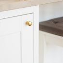 Knopp 411 - Polerad Mässing