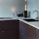 Knopp Flat - Mässing